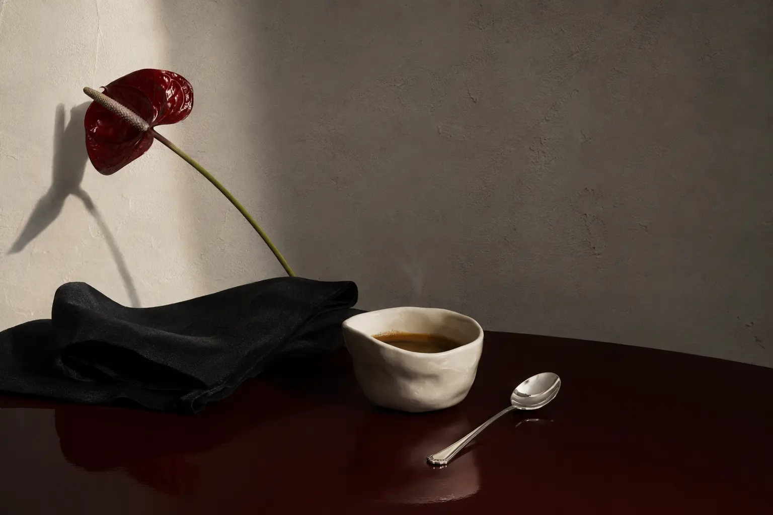 Editorial coffee concept