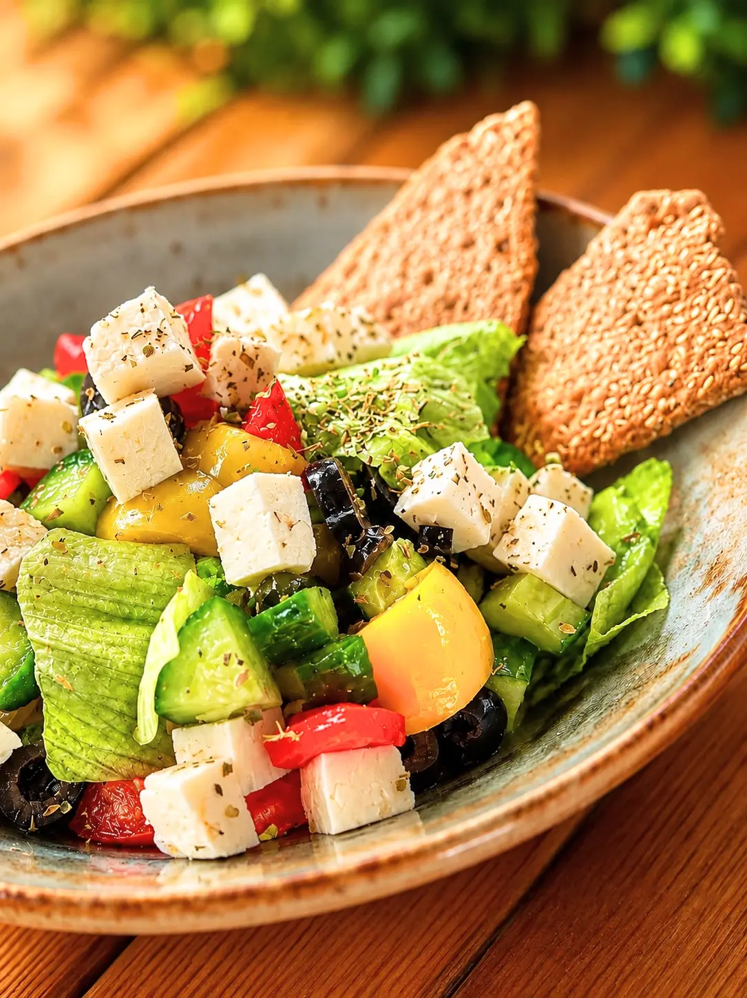 Fresh salad photographed for K Coffee